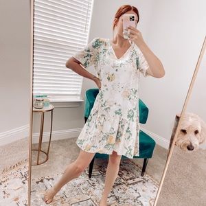 Floral high low dress, from Target.